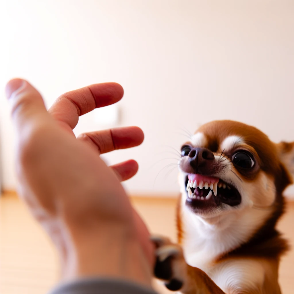 chien agressif